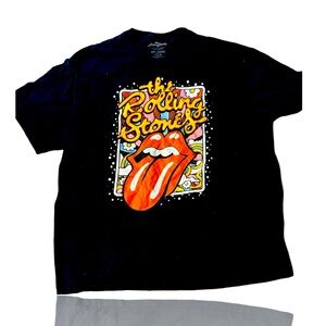 The Rolling Stones Pop Art Concert Tee: 2XL Big & Tall Band Merch: Mick Jagger